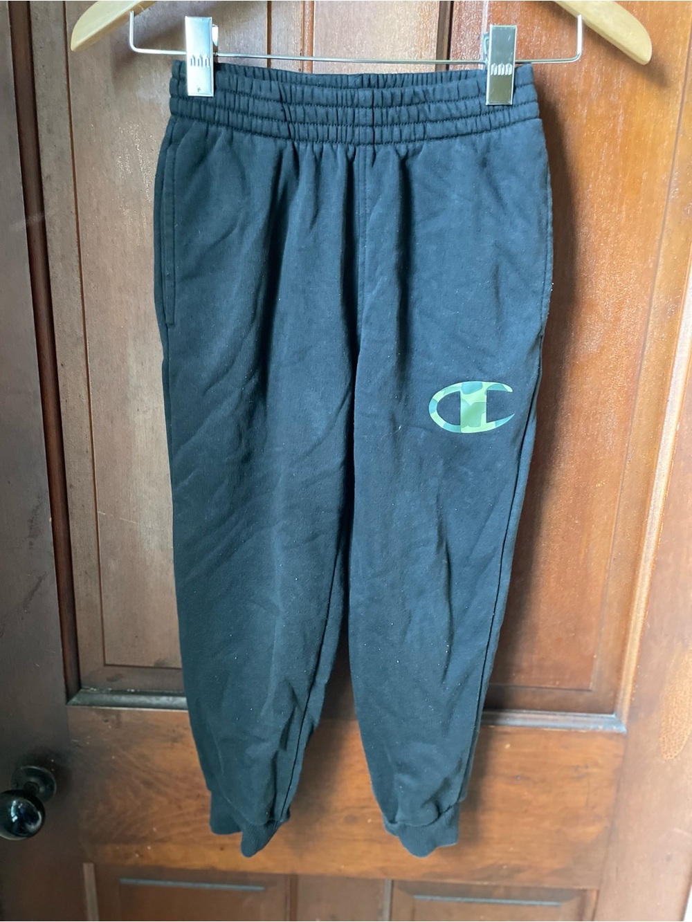 Champion boys small black sweatpants